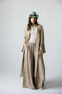 VELORA PANTS -TEAL CAFE