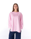 LONG OVERSIZED TEE -PINK