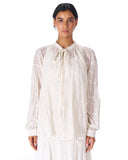 VINTAGE GRACE BLOUSE -OFF WHITE