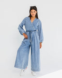 DENIM JUMPSUIT-BLUE