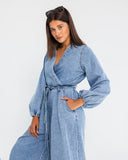 DENIM JUMPSUIT-BLUE