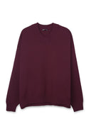V-NECK KNIT PULLOVER