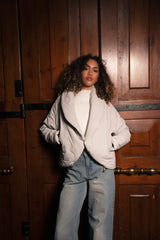 HIGH WAIST STRAIGHT PANT -WASHED BLUE