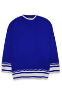 STRIPPED WOOL SET - BLUE