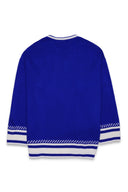 STRIPPED WOOL SET - BLUE