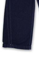 Stripped Wide Denim Pants