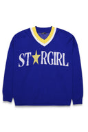 STAR GIRL PULLOVER - BLUE