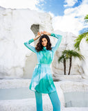 AQUA CLOUD SWIMSUIT-MINT GREEN