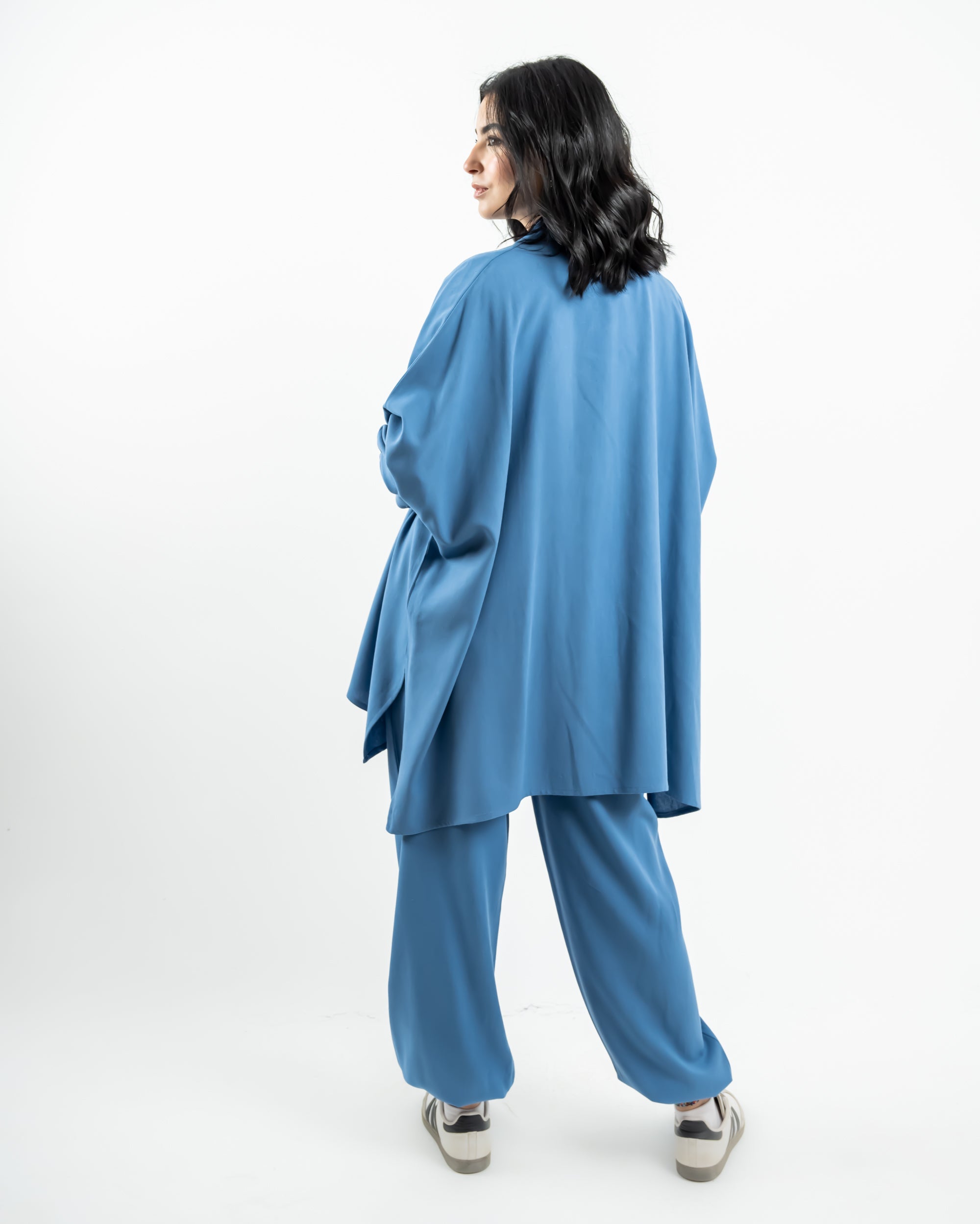 PURE LINEN SHIRT-BLUE