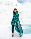 IRIS GREEN SWIM KIMONO