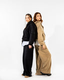 Cargo Sweatshirt with Hoodie-CAFE