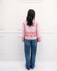 HIGH WAIST STRAIGHT PANTS -LIGHT BLUE
