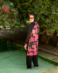 long nylon swimshirt-MIXED