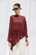 Effortless Flow Cape -MAROON