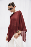 Effortless Flow Cape -MAROON