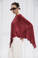 Effortless Flow Cape -MAROON