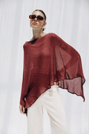 Effortless Flow Cape -MAROON