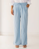 HIGH WAIST WIDE LEG PANTS-BABY BLUE