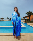 OCEAN BLUE FLOW SWIM KIMONO-OCEAN BLUE