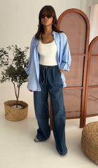 STRAIGHT DENIM PANT-DARK BLUE