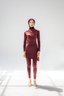 SWIM PANTS -MAROON