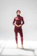 SWIM PANTS -MAROON