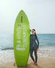 WAVES SWIMSUIT TOP-OLIVE ( TOP ONLY )
