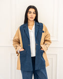 MIXED JACKET-BEIGE