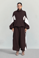STRIDE BALLOON PANTS -BROWN