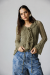 Lace Muse Blouse -OLIVE