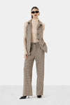 CAROH WIDE LEG PANTS -BEIGE