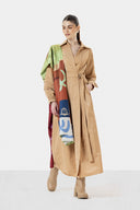 Wrapped Gabardine Dress