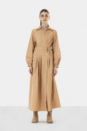 Wrapped Gabardine Dress