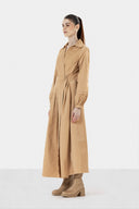 Wrapped Gabardine Dress