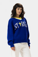 STAR GIRL PULLOVER - BLUE