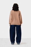 V-NECK KNIT PULLOVER