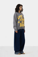 YELLOW PATTERN PULLOVER