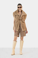 Sleeveless Fur Vest