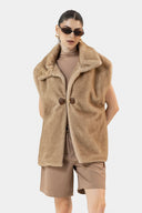 Sleeveless Fur Vest