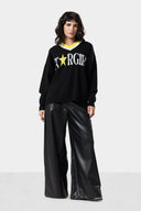 STAR GIRL PULLOVER - BLACK
