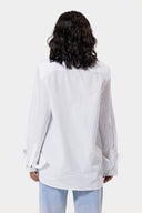 Padded White Shirt - white