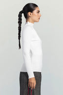 ESSENTIAL RIBBED TOP -OFF WHITE