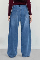 VINTAGE WASH DENIM PANTS -LIGHT BLUE