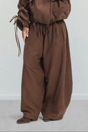 MELLOW BALLOON PANTS -BROWN