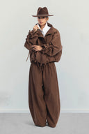 MELLOW BALLOON PANTS -BROWN