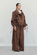 MELLOW BALLOON PANTS -BROWN