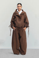MELLOW BALLOON PANTS -BROWN