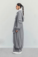 EVORA LONG JACKET -GRAY