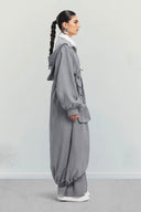 EVORA LONG JACKET -GRAY