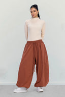 FLEECE BALLOON PANTS -HAVAN